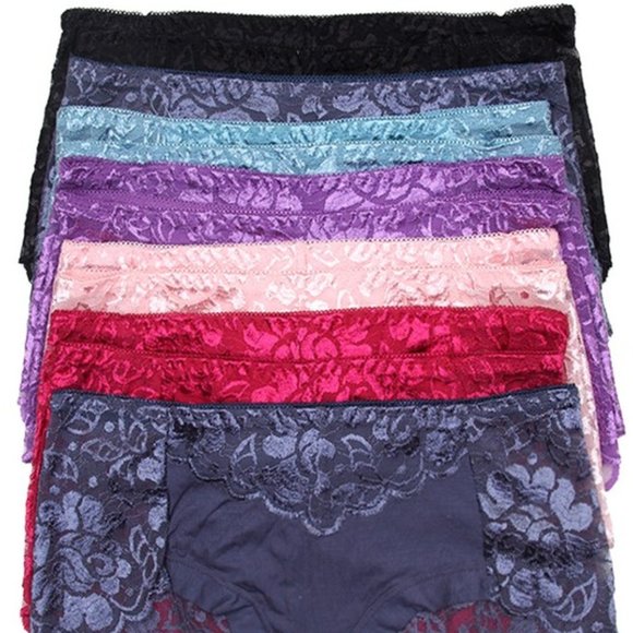 Lace Detail Panty in Pink - Picture 2 of 6